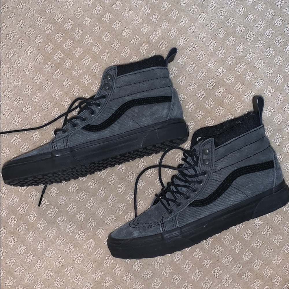 Corduroy High Top Vans